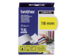 Afbeeldingen van Brother labeltape, 18 mm x 8 meter, tze-641, geel/zwart