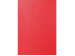 Afbeeldingen van GBC voorblad, a4, 250 gram, verpakking 100 vel, ce040031, lederlook, karton rood
