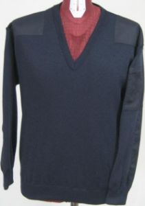 Afbeeldingen van Commandotrui met v-hals navy    2XL