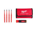 Afbeeldingen van Milwaukee® Schroevendraaiersset geïsoleerd VDE 4 in 1 Torx multi-Bit in etui
