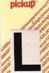 Afbeeldingen van Pickup letter l zwart , 40 mm