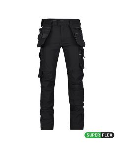 Afbeeldingen van Dassy broek Matrix zwart/antracietgrijs