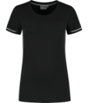 Afbeeldingen van Santino dames t-shirt Cal zwart