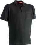 Afbeeldingen van Leo polo shirt zwart 2XL