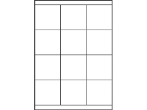 Afbeeldingen van Zweckform etiket, 70 x 67.7 mm, verpakking 1200 stuks, 3661