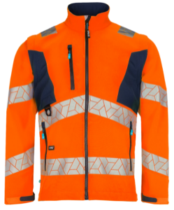 Afbeeldingen van Synq softshell Ledstart fluor oranje/marine