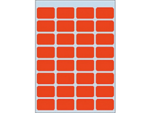 Afbeeldingen van Herma etiket, 12 x 19 mm, verpakking 160 stuks, 3642, rood