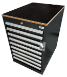Afbeeldingen van Gereedschapsladekast 9 lades zwart