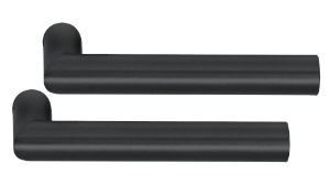 Afbeeldingen van Oxloc Deurkruk T-model mat zwart RVS