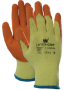 Afbeeldingen van Majestic Latex-Grip handschoen Oranje/Geel
