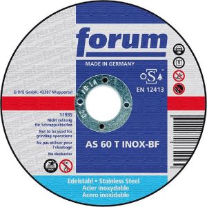 Afbeeldingen van FORUM Doorslijpschijf voor roestvrij staal 115x1.0mm