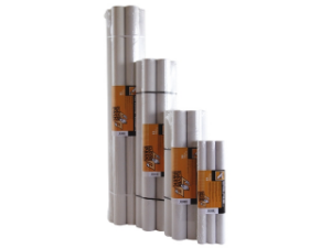 Afbeeldingen van Cleverpack verzendkoker a2 + doppen 450x50x1.5 wit, 190 