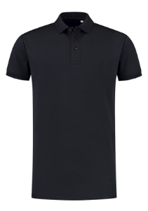 Afbeeldingen van L&S Herenpolo Cooldry Midnight Blue XL