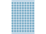 Afbeeldingen van Herma etiket rond, 8 mm, verpakking 540 stuks, 1843, blauw