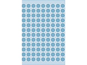 Afbeeldingen van Herma etiket rond, 8 mm, verpakking 540 stuks, 1843, blauw