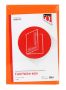 Afbeeldingen van Vouwmap Quantore Folio ongelijke zijde 250gr oranje