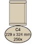 Afbeeldingen van Envelop Quantore akte C4 229x324mm creme kraft 250 stuks