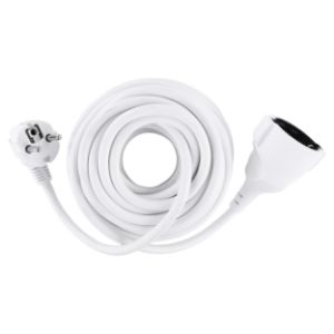 Afbeeldingen van Q-Link verlengsnoer randaarde - H05VV-F - max 3680W - 3 x 1.5 mm², 10 m - wit