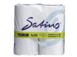 Afbeeldingen van Satino toiletpapier 2-laags 200v wit