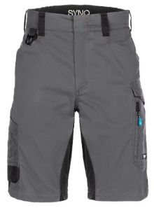 Afbeeldingen van Synq service short Sqope antraciet grijs/zwart
