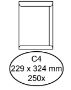 Afbeeldingen van Envelop Quantore akte C4 229x324mm wit 250 stuks