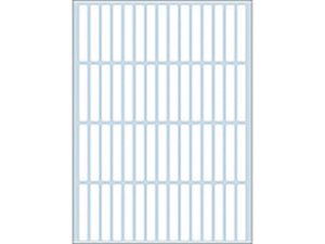 Afbeeldingen van Herma etiket, 5 x 35 mm, verpakking 1920 stuks, 2300, wit