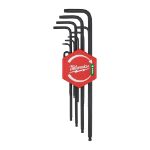 Afbeeldingen van MILWAUKEE® Inbussleutel set Torx kogelkop (9-delig) L-Form