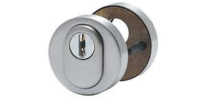 Afbeeldingen van Oxloc Veiligheidsrozet rond met kerntrek beveiliging rvs SKG3