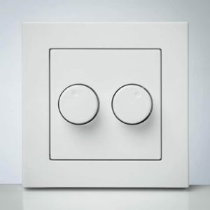 Afbeeldingen van ION Afdekraam duo dimmer mat zwart