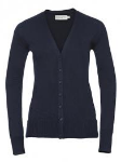 Afbeeldingen van Damesvest v-neck Cardigan french navy 2XL