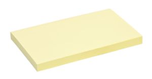 Afbeeldingen van Memoblok Quantore 76x127mm geel 100 vel