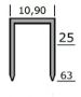 Afbeeldingen van PASLODE1 F16 Afwerknagels, verzinkt 3Mµ 1,6x50mm Serviceklasse 1