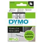Afbeeldingen van Labeltape Dymo LabelManager D1 polyester 12mmx7m zwart op wit S0720530