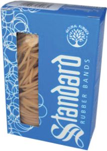 Afbeeldingen van Elastiek Standard Rubber Bands 12 40x1.5mm 500gr 3300 stuks bruin