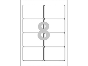 Afbeeldingen van Avery etiket, 96 x 63.5 mm, verpakking 200 stuks, l4745rev-25