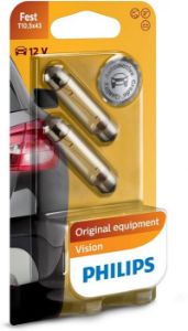 Afbeeldingen van Phillips auto festoonlamp 12 V T10,5x43 10 W
