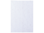 Afbeeldingen van GBC voorblad, a4, 250 gram, verpakking 100 vel, ce040070, lederlook, karton, wit