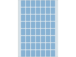 Afbeeldingen van Herma etiket, 12 x 18 mm, verpakking 1792 stuks, 2343, blauw