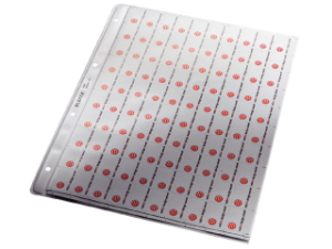 Afbeeldingen van Leitz showtas, a4, 0.13 mm, 4 gaats, 47200003, nerf, transparant, polypropyleen