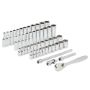 Afbeeldingen van MILWAUKEE® Ratel en- doppensets 1/4" 50-delig