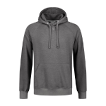 Afbeeldingen van Santino hooded sweater rens donkergrijs