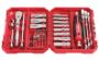 Afbeeldingen van MILWAUKEE® Doppenset, ratel en ringratel - steeksleutel flex set 1/4" FOUR FLAT™ (42-delig)