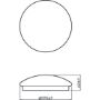 Afbeeldingen van Philips led plafondlamp Moire cl200 rd 6w 27k