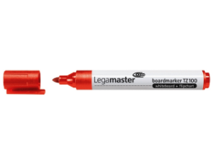 Afbeeldingen van Legamaster whiteboard viltstift, 2 mm, tz100, rond, rood