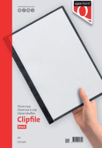 Afbeeldingen van Klemmap Quantore A4 3mm zwart
