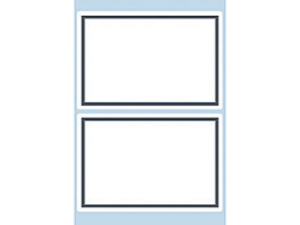 Afbeeldingen van Herma etiket schrift, verpakking 12 stuks, 53 x 80 mm, 5715, kader grijs