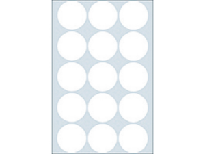 Afbeeldingen van Herma etiket rond, 32 mm, verpakking 480 stuks, 2270, wit