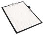 Afbeeldingen van Klembord Quantore A4 staand PVC zwart met 100mm klem + penlus