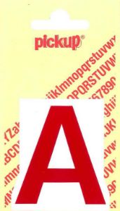 Afbeeldingen van Pickup letter a rood , 80 mm