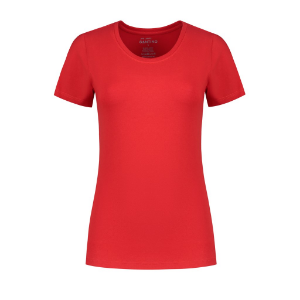 Afbeeldingen van Santino dames t-shirt Jive rood